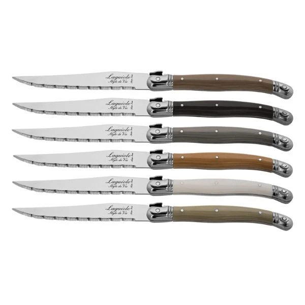 Grillknivar Laguiole Skat set om 6 SdV 530105 by STYLE DE VIE color Svart