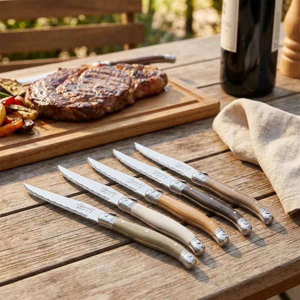 Grillknivar Laguiole Skat set om 6 SdV 530105 by STYLE DE VIE color Svart