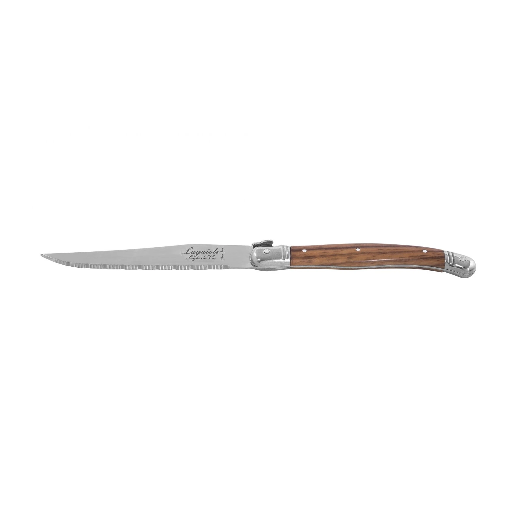 Grillknivar Laguiole Trä Set 6 st SdV 530106 by STYLE DE VIE color Svart