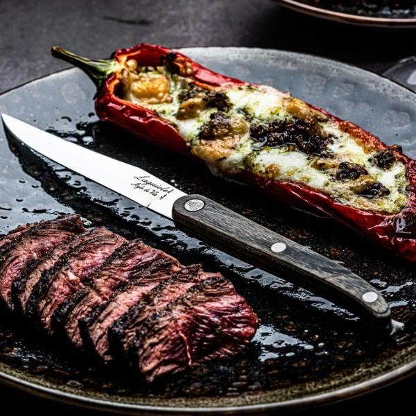 Grillknivar Laguiole Grå Pakka slät 6-pack SdV 530402 by STYLE DE VIE color Svart