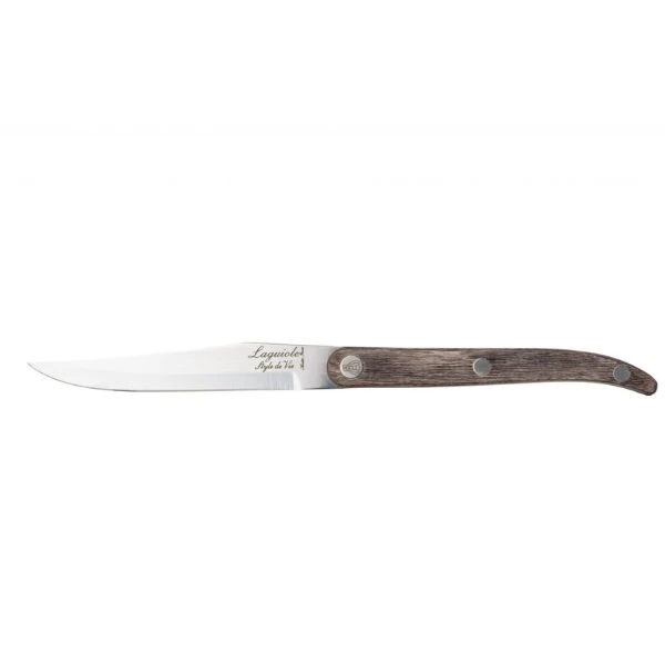 Grillknivar Laguiole Grå Pakka slät 6-pack SdV 530402 by STYLE DE VIE color Svart