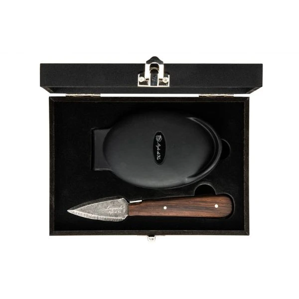 Ostronkniv Laguiole Wenge Svart Stonewash SET SdV 530503 by STYLE DE VIE color Svart
