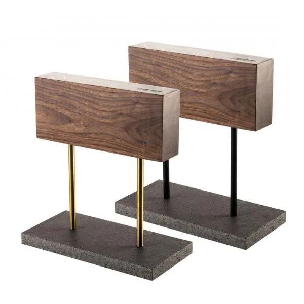 Magnetiskt Knivblock Valnöt SdV 25x12x27,5cm 532101 by STYLE DE VIE color Svart