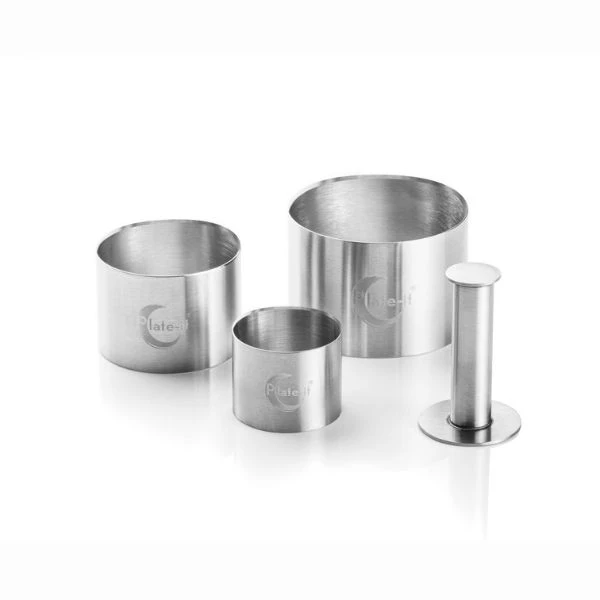 Utstansningsformar Plate-it SET 4 SdV 5x4/7x5/9x6cm 533101 by STYLE DE VIE color Svart