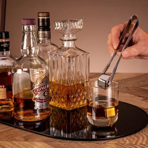 Whiskystenar set/4 Vacuvin® V18603606 by VACUVIN color Svart