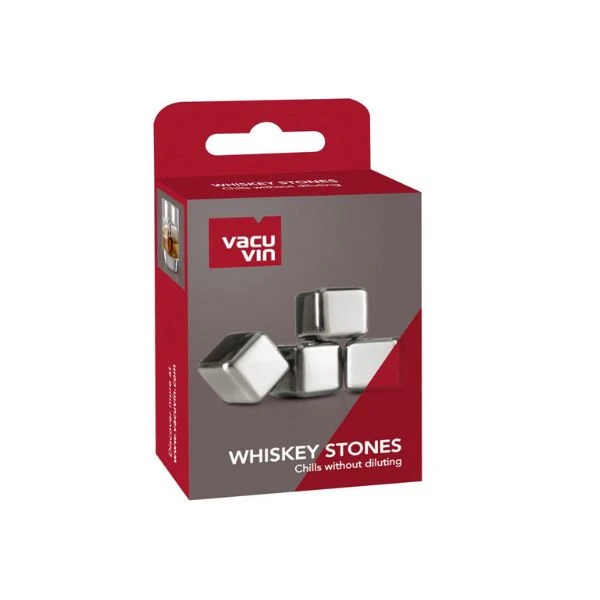 Whiskystenar set/4 Vacuvin® V18603606 by VACUVIN color Svart