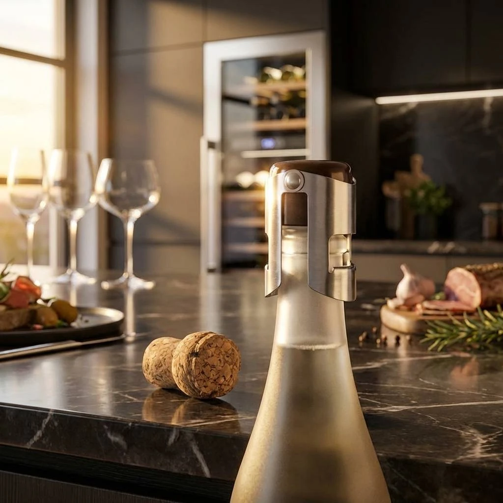 Champagnestoppare Vacuvin® V18813606 by VACUVIN color Svart