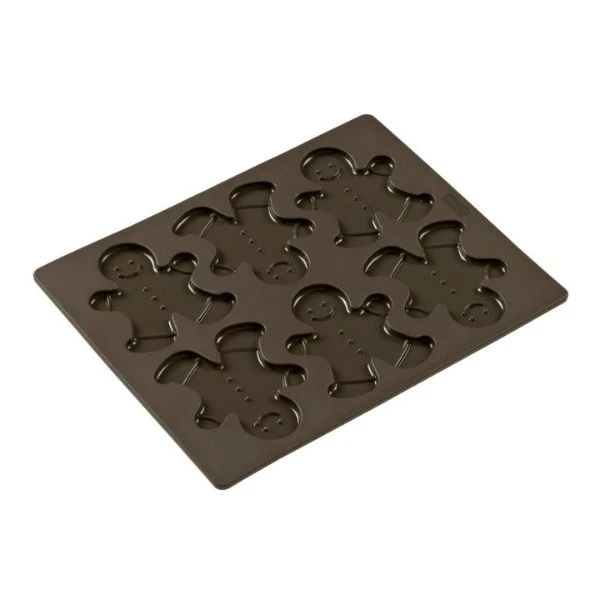 Lurch Silikonform Pepparkaksgubbar 6 st LU65014 by LURch color Svart