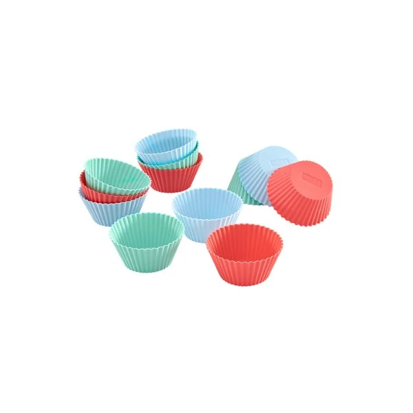 Lurch Minimuffinsformar i Silikon 12 st. LU83013 by LURch color Svart