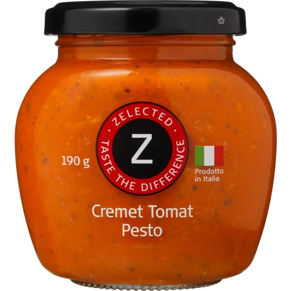 Zelected Krämig Tomatpesto 190g 10615 by Zelected color Svart