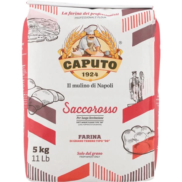 Caputo Saccorosso Pizzamjöl 5 kg 30195Z by Caputo color Svart