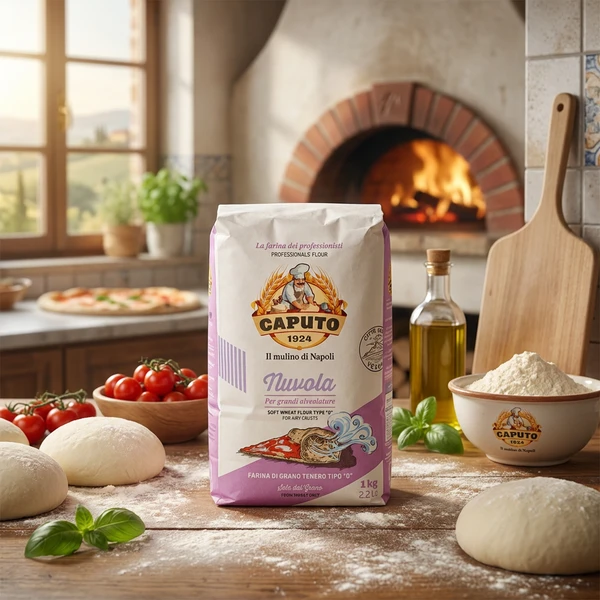 Caputo Nuvola Pizzamjöl 1 kg 11384 by Caputo color Svart