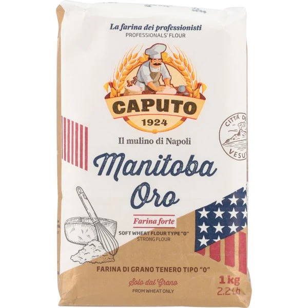 Caputo Farina Tipo 0 Manitoba Oro 1 kg 11391 by Caputo color Svart