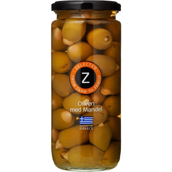 Zelected Oliver med Mandel 510g 10177 by Zelected color Svart