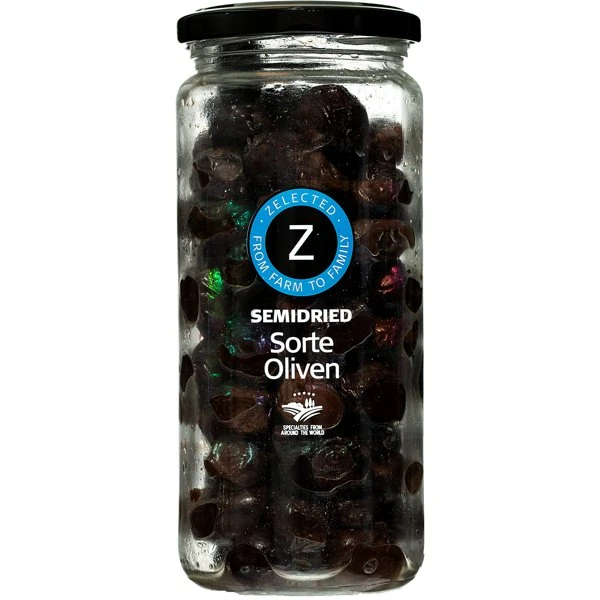 Semidried Svarta Oliver 300g Zelected 10787 by Zelected color Svart