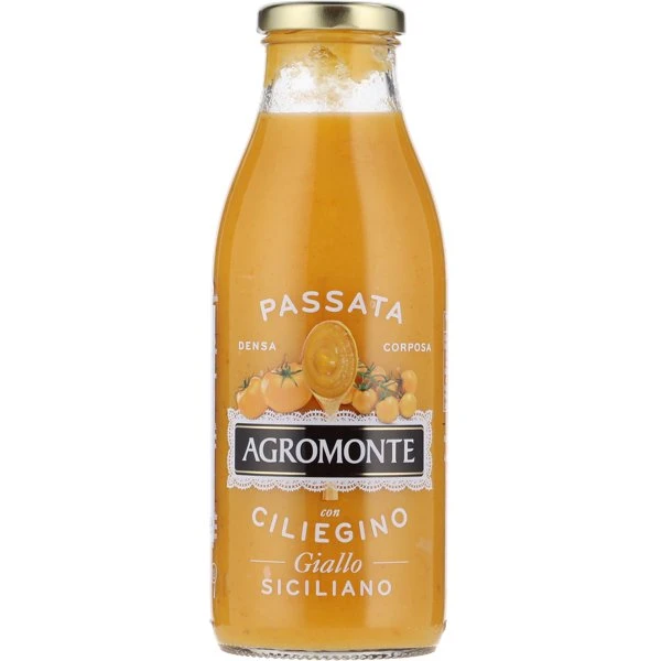 Agromonte Passata gula tomater 520g 12720 by Zelected color Svart