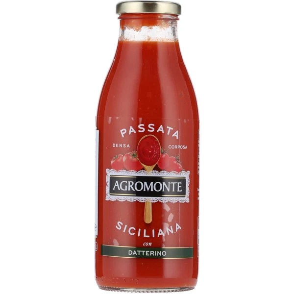 Agromonte Passata plommontomat 520g 12721 by Zelected color Svart