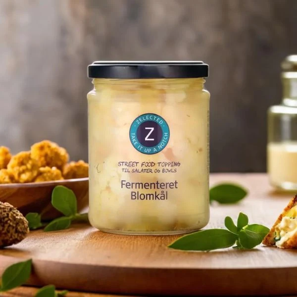 Fermenterad Blomkål 480g Zelected 15112 by Zelected color Svart