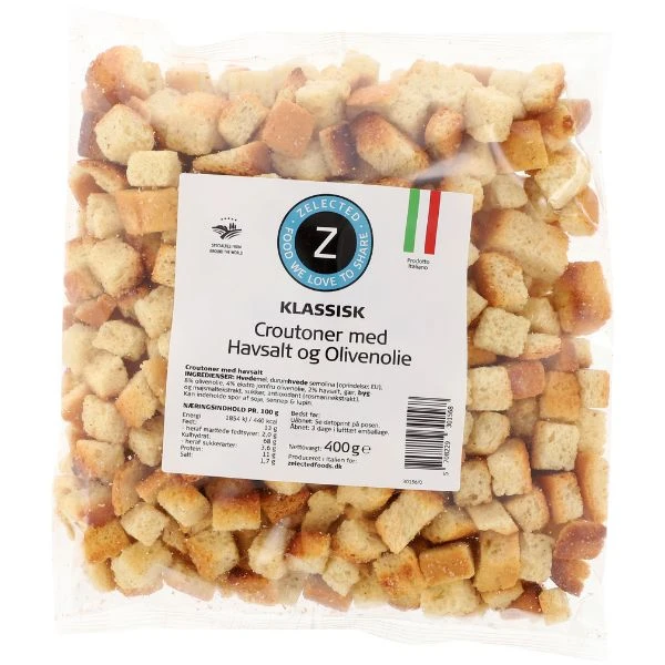 Krutonger med Havssalt 400g Zelected 30156 by Zelected color Svart