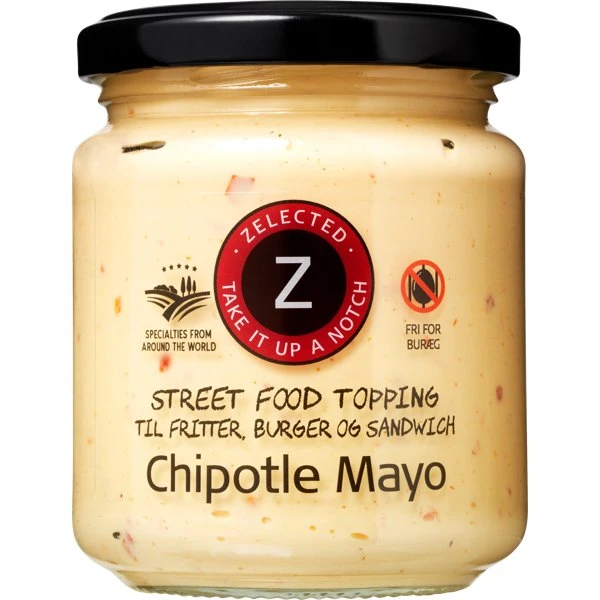 Chipotle Mayo "Street Food" 180g Zelected 70037 by Zelected color Svart