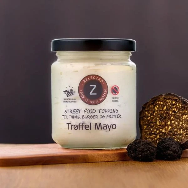 Tryffelmayo "Street Food" 180g Zelected 70038 by Zelected color Svart