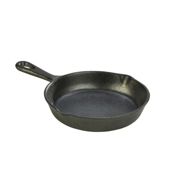 Mini Gjutjärnspanna 15 x 3 cm - 44 cl C153 by Genware color Svart