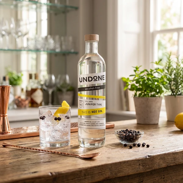 Undone No. 2 Not Gin Alkoholfri 70 cl 55950010 by Undone color Svart