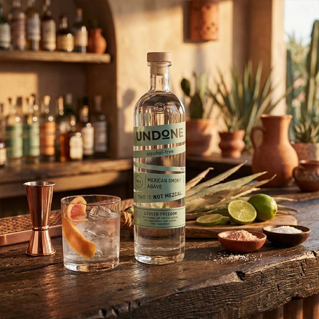 Undone No. 6 Not Mezcal Alkoholfri 70 cl 55950016 by Undone color Svart