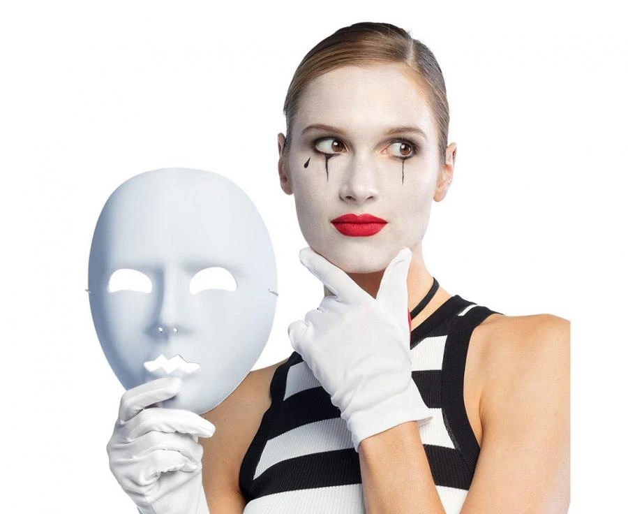Ansiktsmask Mim vit 180GO by Godan color Svart