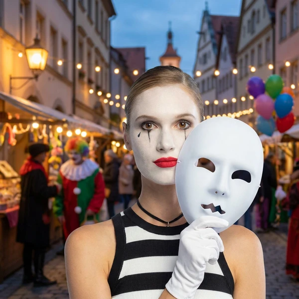 Ansiktsmask Mim vit 180GO by Godan color Svart