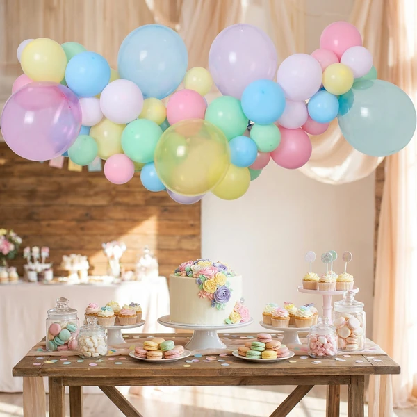 Ballongirlang DIY 65 ballonger + tejp 31324 by Godan color Svart