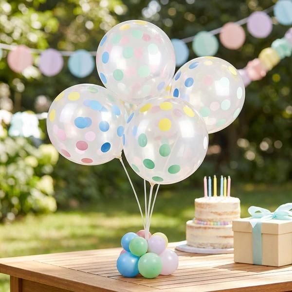 Ballongställ för 6 ballonger 75 cm 31461 by Godan color Svart