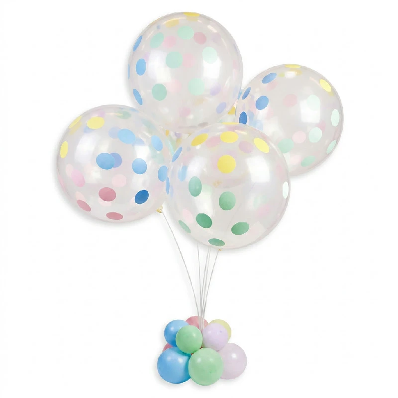 Ballongställ för 6 ballonger 75 cm 31461 by Godan color Svart