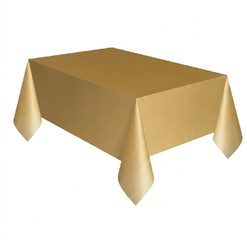 Bordsduk i guld 274x137 cm 5084 by Godan color Svart