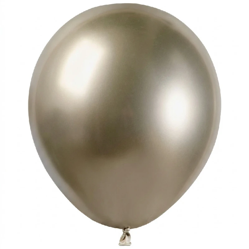 Glänsande ballonger - Champagne - 100 st. AB50/85 by Godan color Svart
