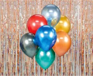 Ballongbukett B&C assorterade färger 7 st. BB-MIX7 by Godan color Svart
