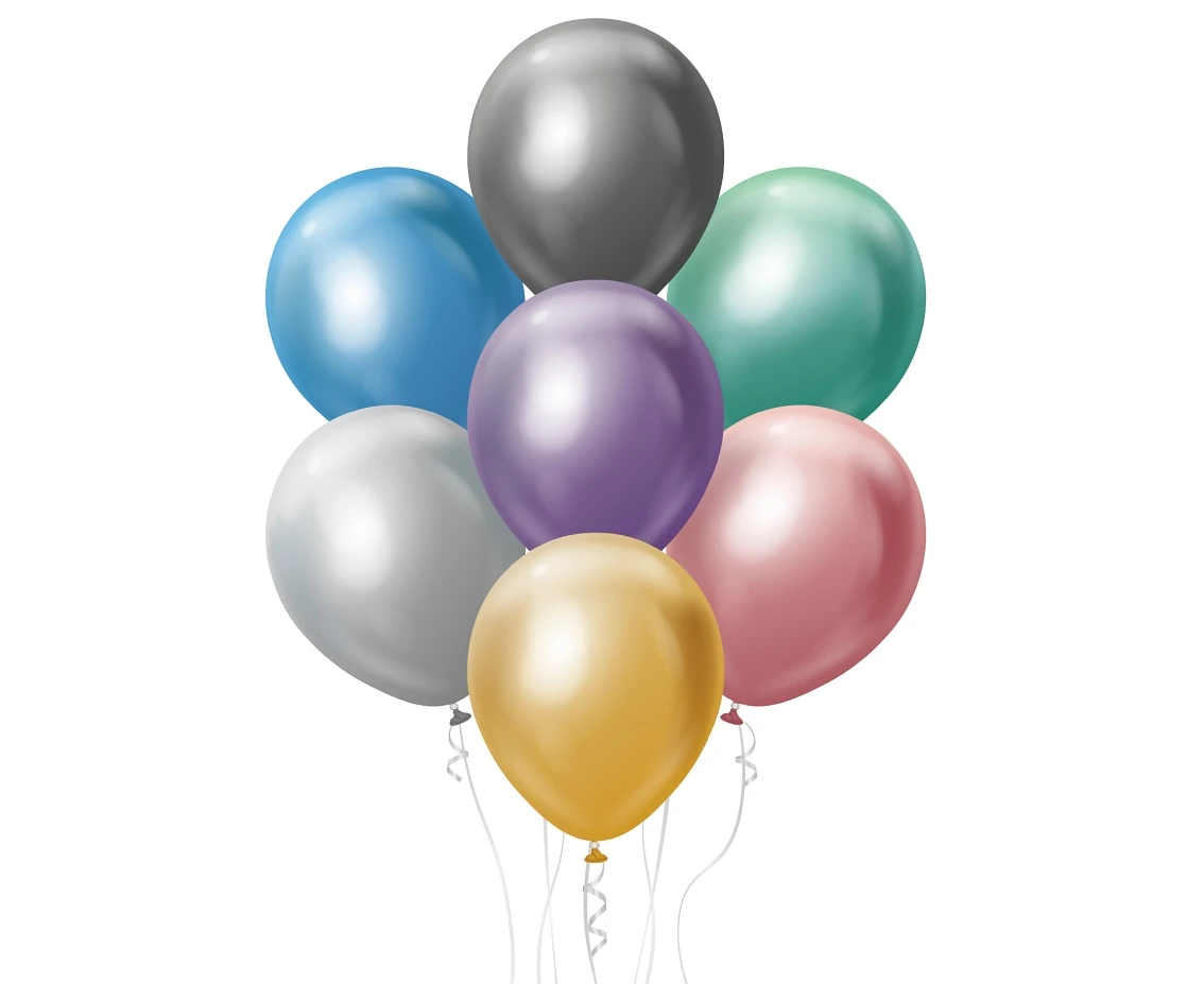 Ballonger Beauty&Charm platin mix 5" / 20-pack CB-5LMX by Godan color Svart