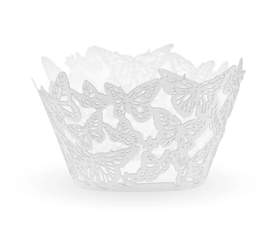 Fjäril cupcake wrappers 6 st FJ-PMMO by Godan color Svart