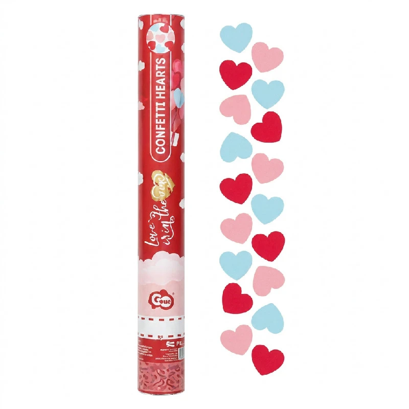Konfettikanon - Kärlek i luften 40 cm JC-KPLO40 by Godan color Svart