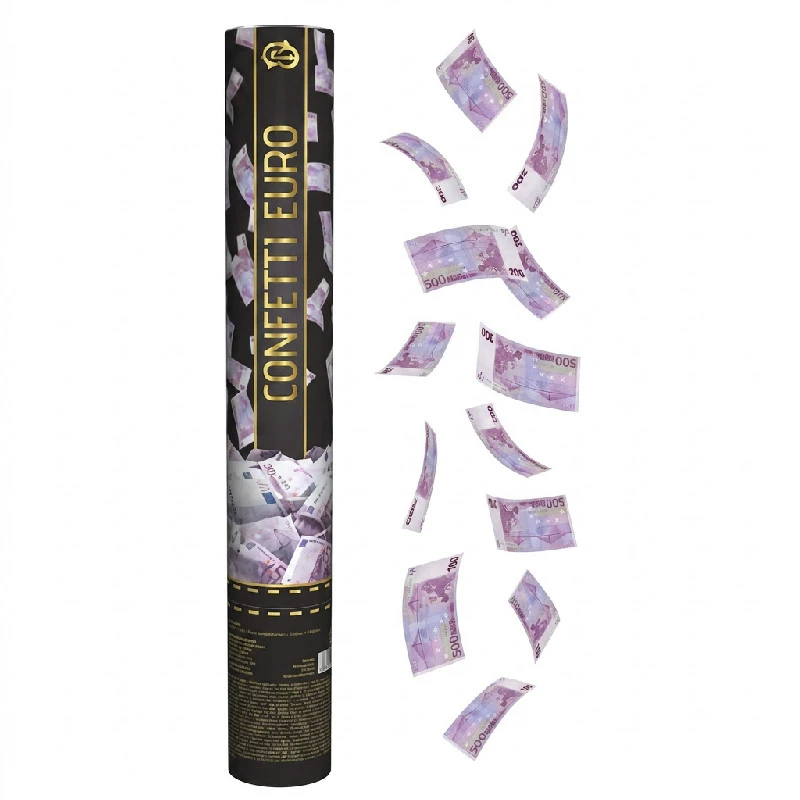 Konfettikanon - Euro / 40 cm KP-EU40 by Godan color Svart