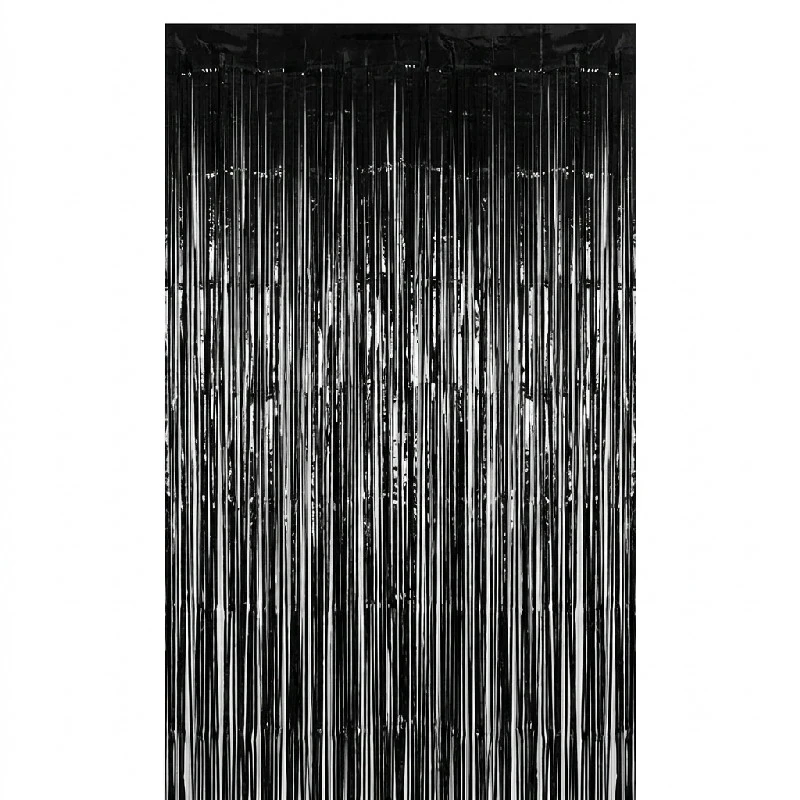 Fransdraperi svart 90x240 cm PF-KDCN by Godan color Svart