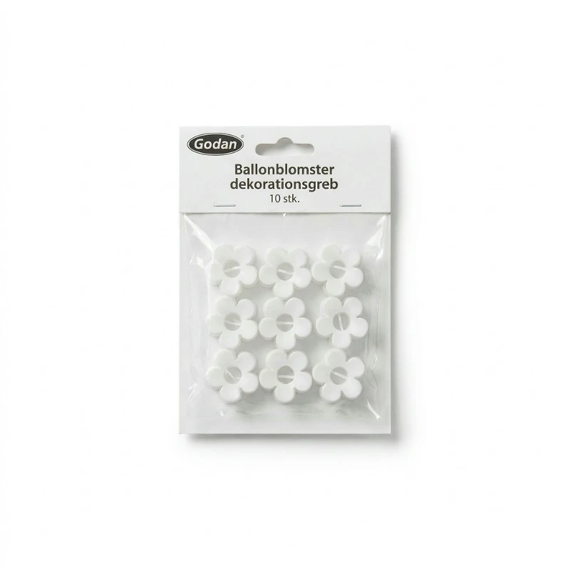 Dekorationsfästen för ballongblommor 10 st UTKB-BS by Godan color Svart