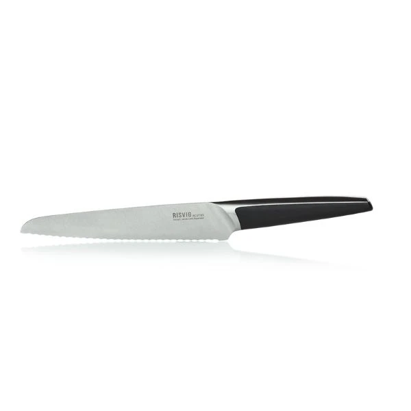 Brödkniv 18 cm - RISVIG Acutus 400005 by RISVIG color Silver/svart