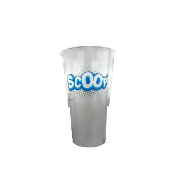 Plastbägare Scoop Small 21 cl - 100 st. 333738 by SCOOP color Helder