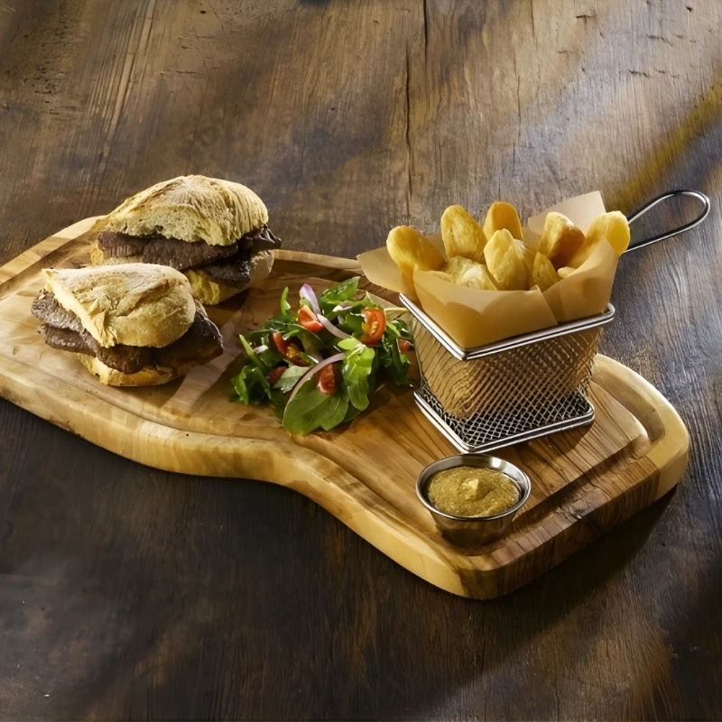 Minifritöskorg för servering 10 x 8 x 7,5 cm - Rostfritt stål SVB1008 by Genware color Svart