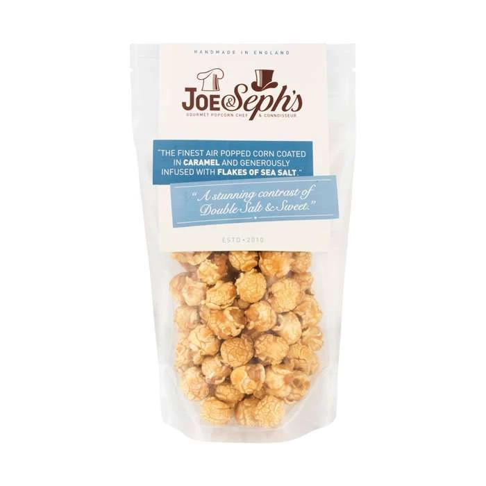 J&S - Karamell och Dubbelt Havssalt Popcorn - 80 G GBJOE0101 by Joe & Sephs color Svart
