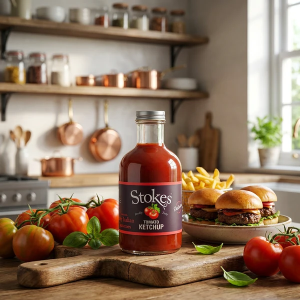 Stokes - Tomatketchup 580 g GBESS0502 by Stokes color Svart