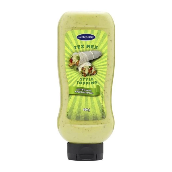 Mexikansk Topping Guacamole Style 94 cl 236986 by Santa Maria color Svart