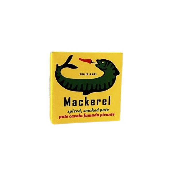 Makrillpaté Rökt/Kryddig 75 g 351789 by José Gourmet color Svart