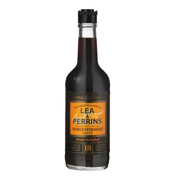 Worcestershiresås FL 290 ml 87624 by LP Sauce color Svart